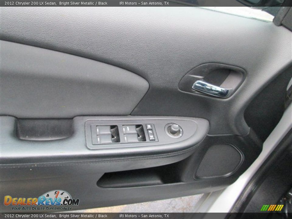 2012 Chrysler 200 LX Sedan Bright Silver Metallic / Black Photo #12