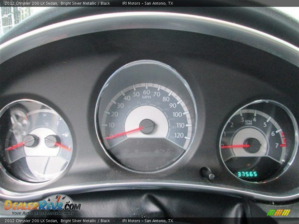 2012 Chrysler 200 LX Sedan Bright Silver Metallic / Black Photo #13