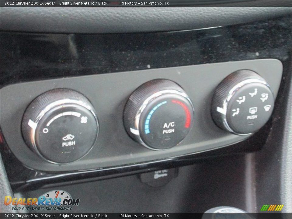 2012 Chrysler 200 LX Sedan Bright Silver Metallic / Black Photo #15