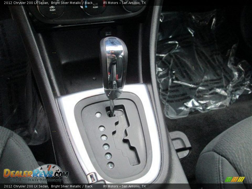 2012 Chrysler 200 LX Sedan Bright Silver Metallic / Black Photo #16