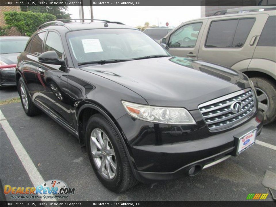 2008 Infiniti FX 35 Black Obsidian / Graphite Photo #1