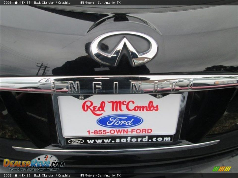 2008 Infiniti FX 35 Black Obsidian / Graphite Photo #2