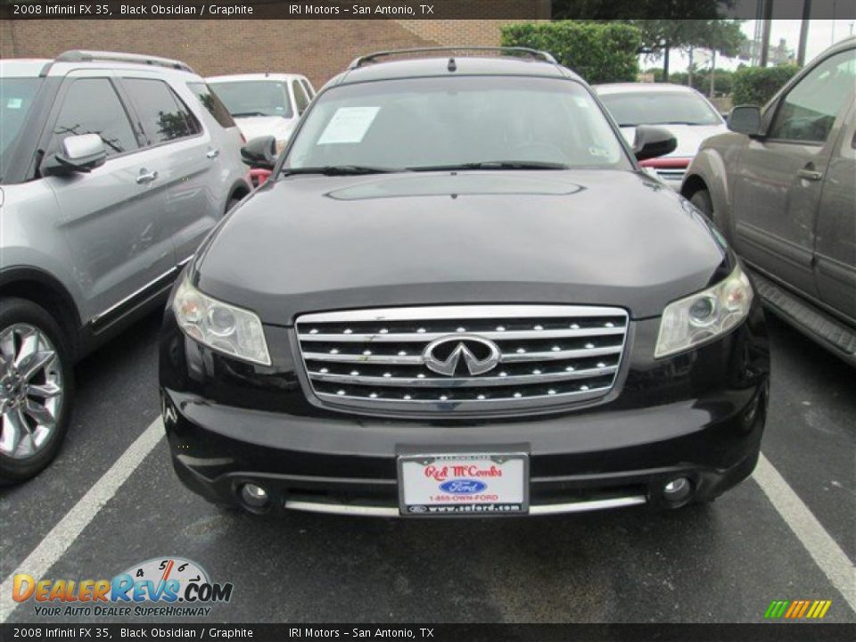2008 Infiniti FX 35 Black Obsidian / Graphite Photo #3