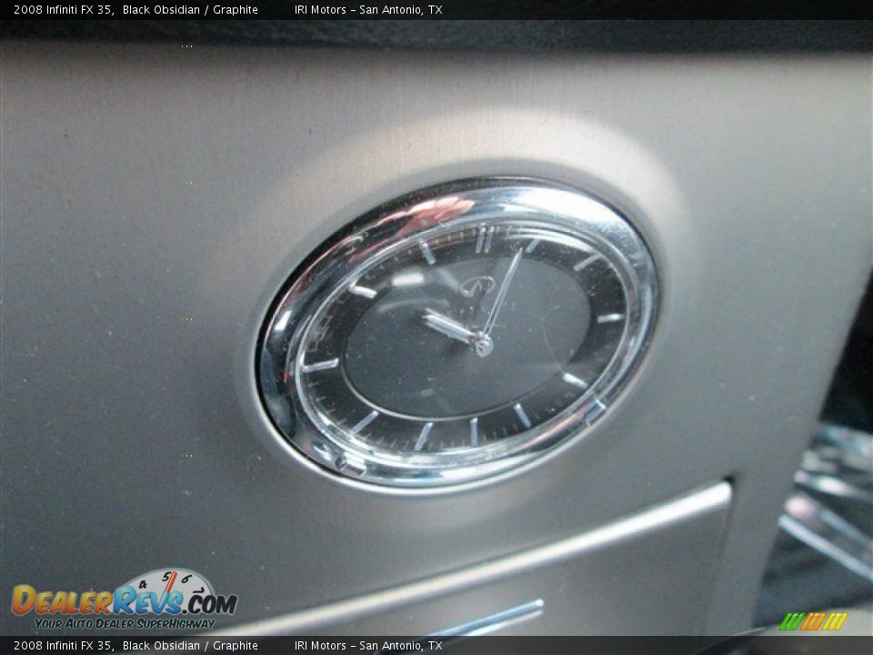 2008 Infiniti FX 35 Black Obsidian / Graphite Photo #14