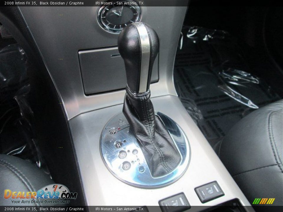 2008 Infiniti FX 35 Black Obsidian / Graphite Photo #15
