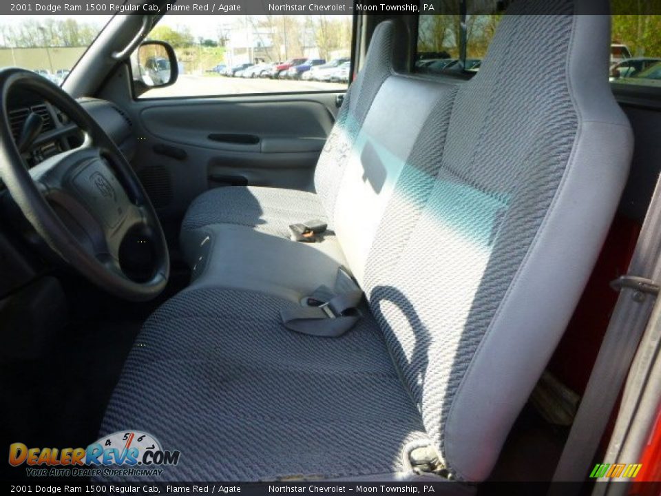 2001 Dodge Ram 1500 Regular Cab Flame Red / Agate Photo #8