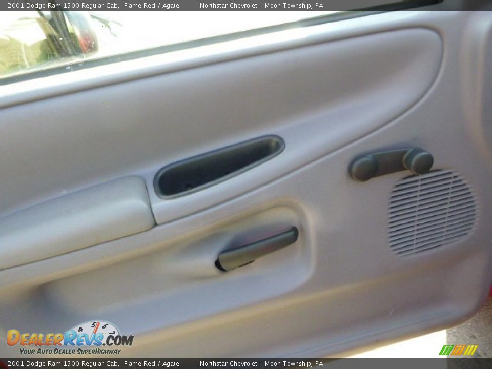 2001 Dodge Ram 1500 Regular Cab Flame Red / Agate Photo #10