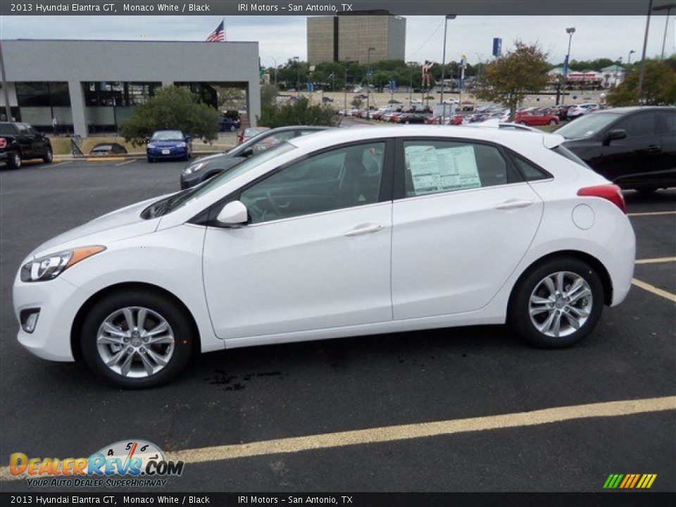 2013 Hyundai Elantra GT Monaco White / Black Photo #4