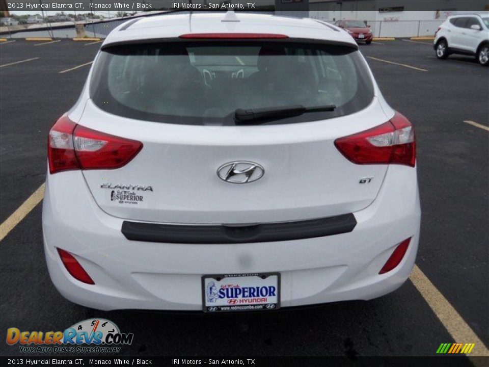 2013 Hyundai Elantra GT Monaco White / Black Photo #6