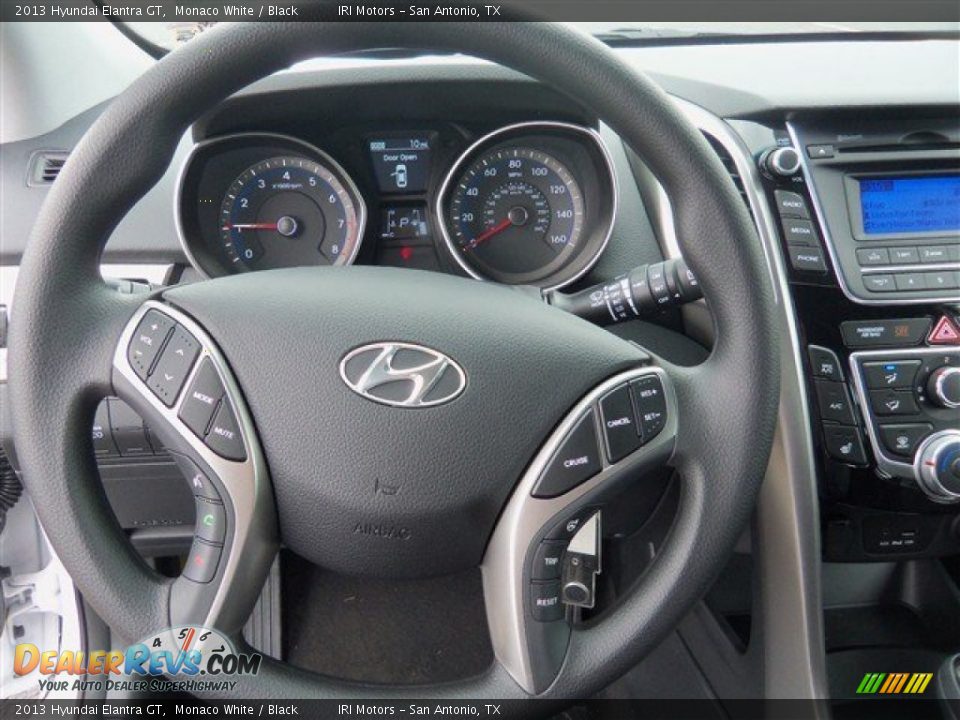 2013 Hyundai Elantra GT Monaco White / Black Photo #13