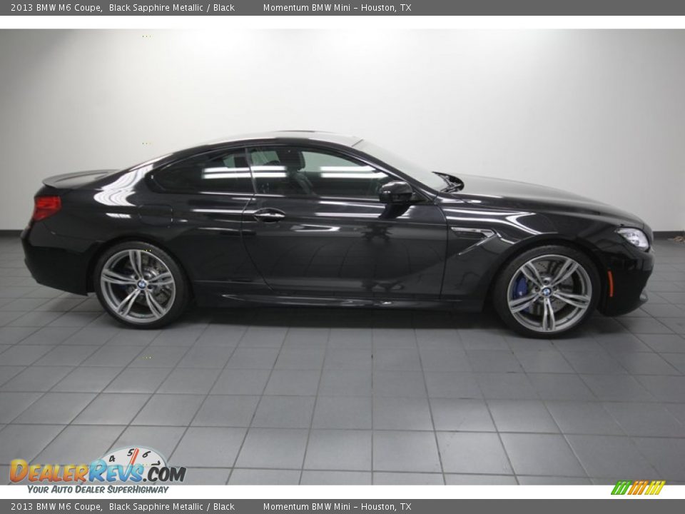 Black Sapphire Metallic 2013 BMW M6 Coupe Photo #2