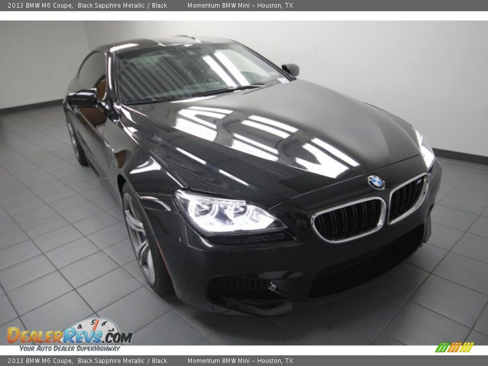 2013 BMW M6 Coupe Black Sapphire Metallic / Black Photo #5