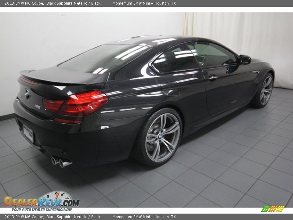 2013 BMW M6 Coupe Black Sapphire Metallic / Black Photo #8