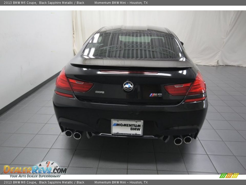 2013 BMW M6 Coupe Black Sapphire Metallic / Black Photo #10