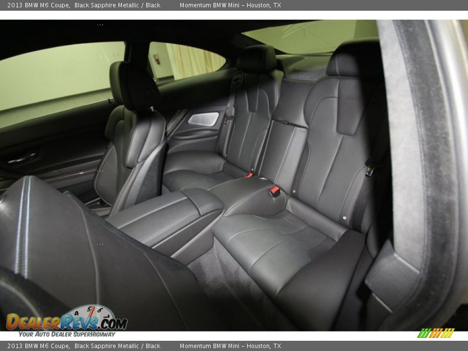 Rear Seat of 2013 BMW M6 Coupe Photo #12