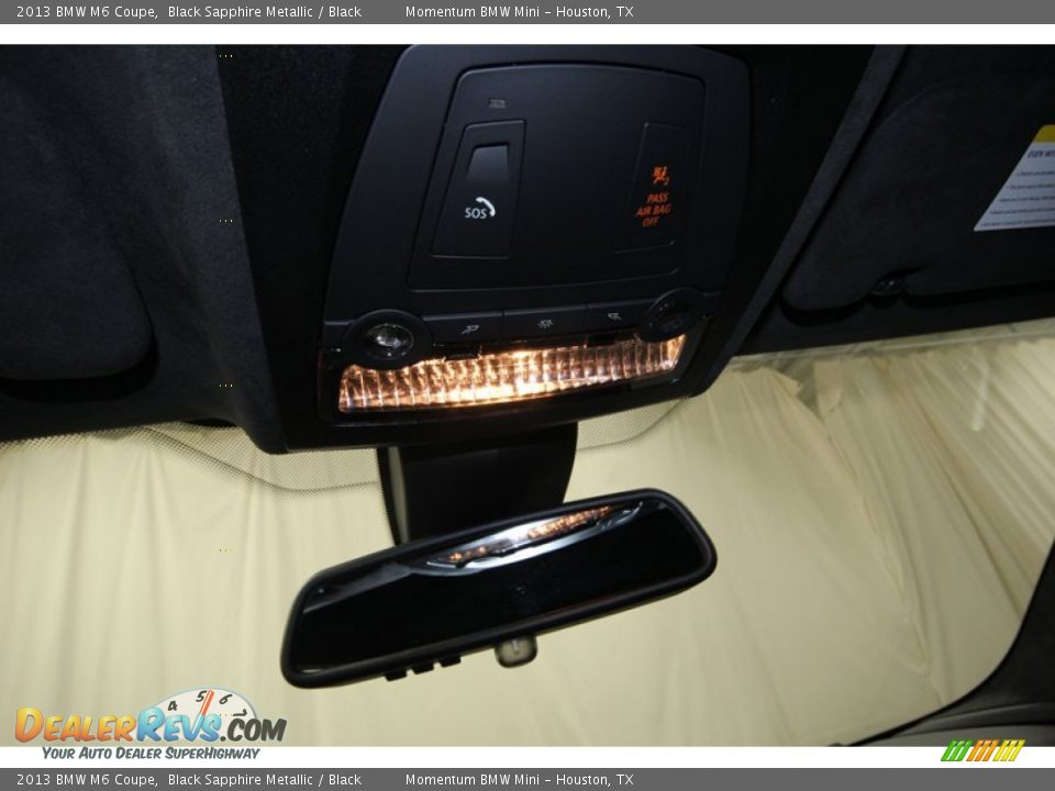 2013 BMW M6 Coupe Black Sapphire Metallic / Black Photo #17