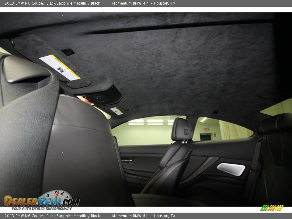 2013 BMW M6 Coupe Black Sapphire Metallic / Black Photo #31