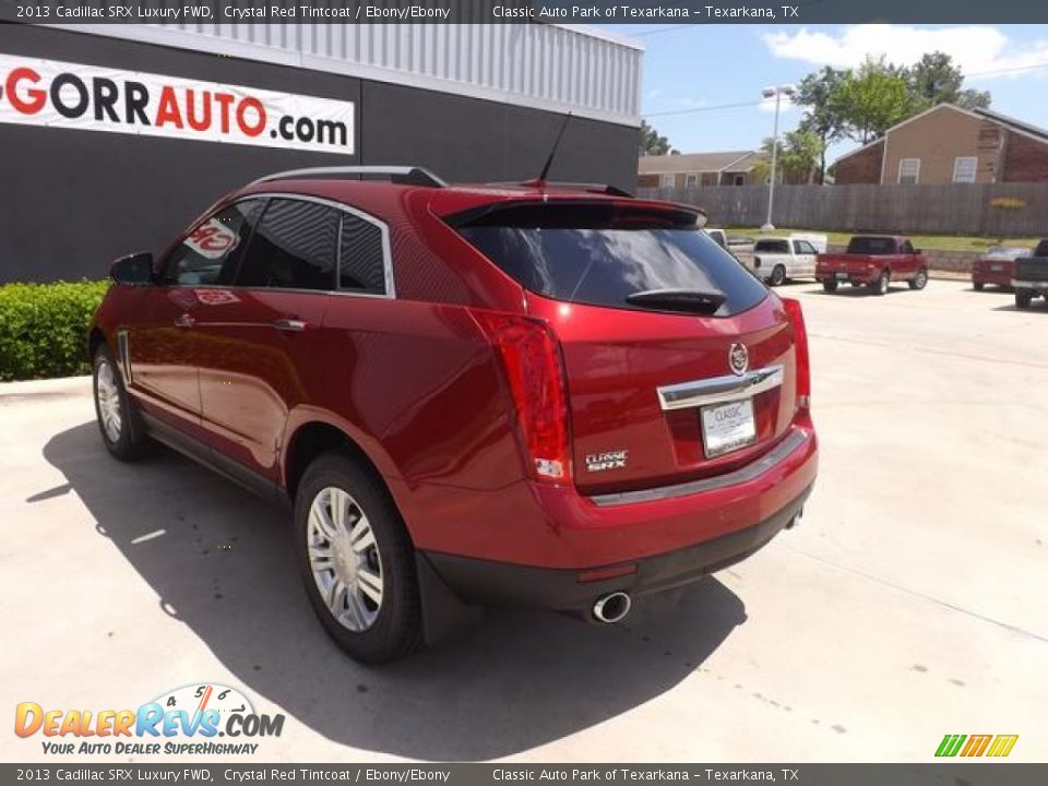 2013 Cadillac SRX Luxury FWD Crystal Red Tintcoat / Ebony/Ebony Photo #5