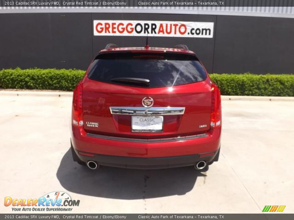 2013 Cadillac SRX Luxury FWD Crystal Red Tintcoat / Ebony/Ebony Photo #6