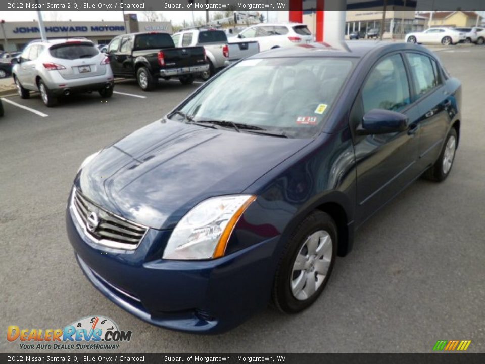 2012 Nissan Sentra 2.0 Blue Onyx / Charcoal Photo #3