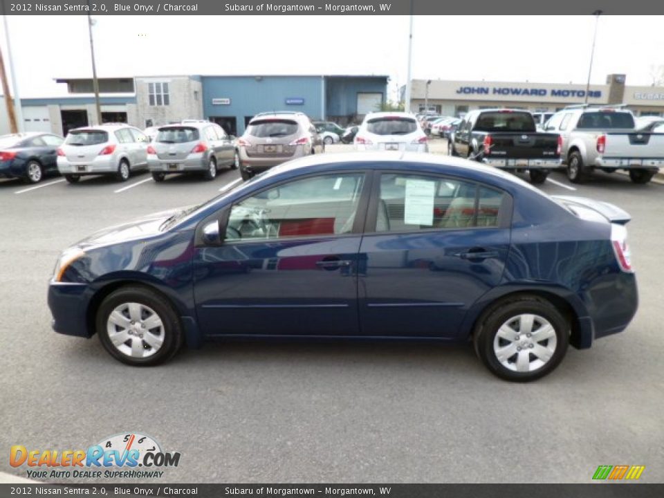2012 Nissan Sentra 2.0 Blue Onyx / Charcoal Photo #8