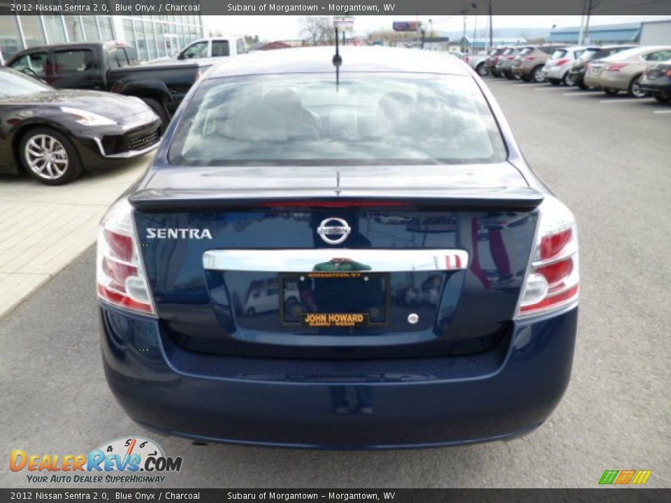 2012 Nissan Sentra 2.0 Blue Onyx / Charcoal Photo #10