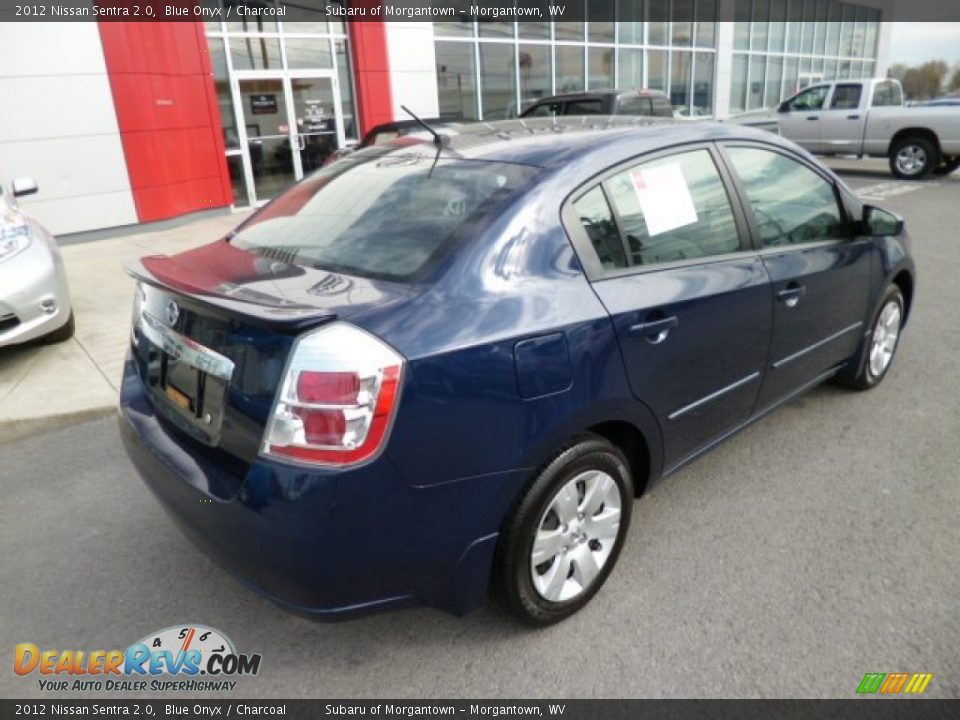 2012 Nissan Sentra 2.0 Blue Onyx / Charcoal Photo #11