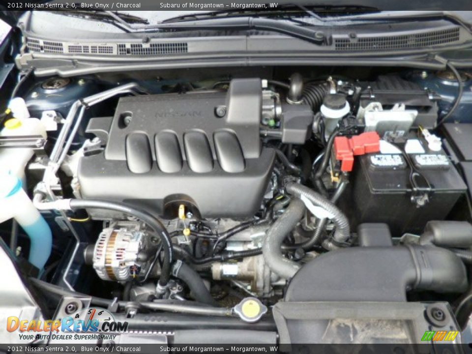 2012 Nissan Sentra 2.0 Blue Onyx / Charcoal Photo #18