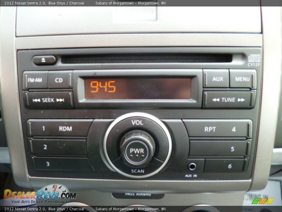 2012 Nissan Sentra 2.0 Blue Onyx / Charcoal Photo #19