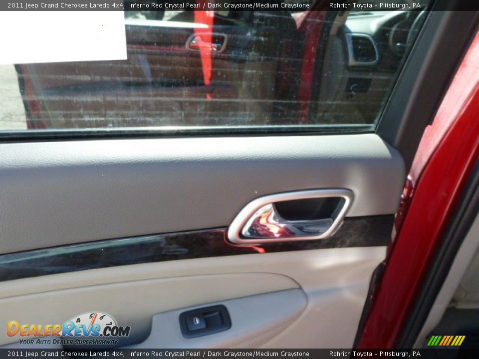 2011 Jeep Grand Cherokee Laredo 4x4 Inferno Red Crystal Pearl / Dark Graystone/Medium Graystone Photo #15