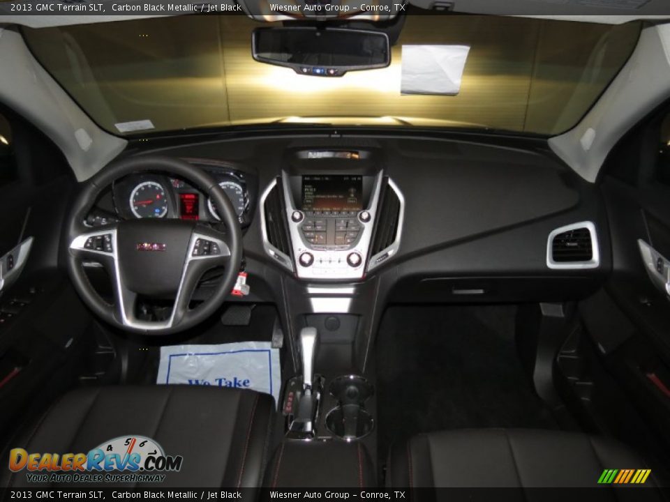2013 GMC Terrain SLT Carbon Black Metallic / Jet Black Photo #3