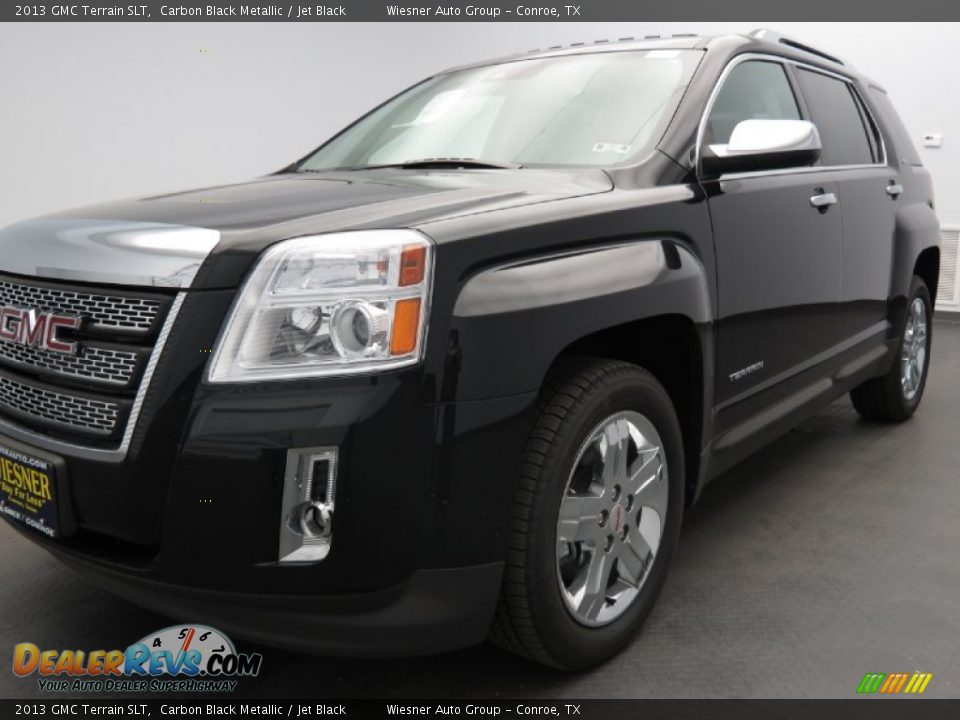 2013 GMC Terrain SLT Carbon Black Metallic / Jet Black Photo #6