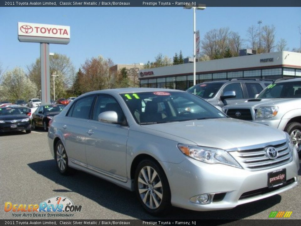 2011 Toyota Avalon Limited Classic Silver Metallic / Black/Bordeaux Photo #1