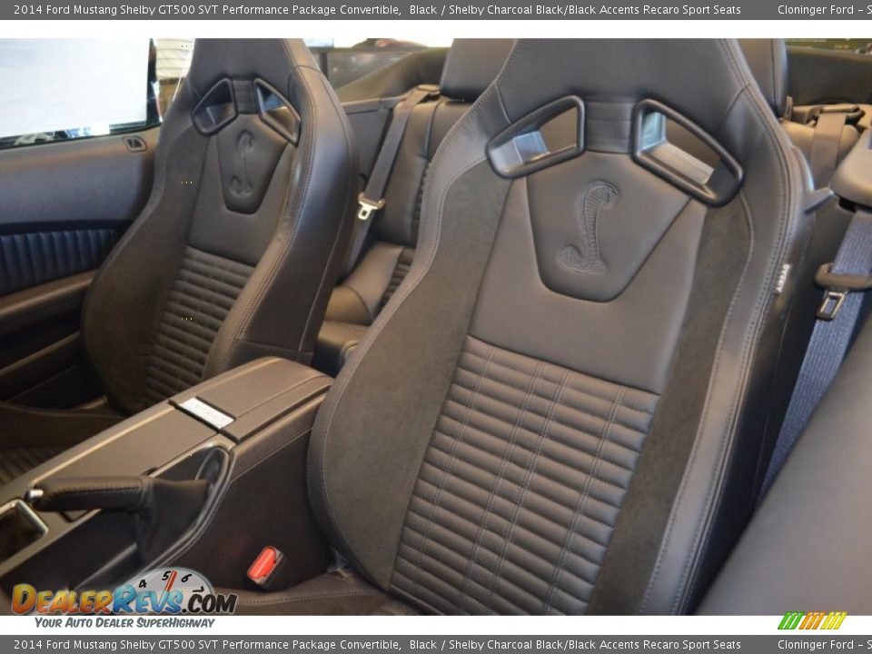 Front Seat of 2014 Ford Mustang Shelby GT500 SVT Performance Package Convertible Photo #14