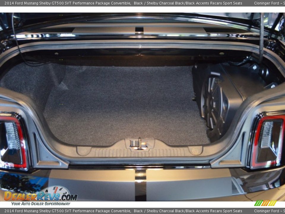 2014 Ford Mustang Shelby GT500 SVT Performance Package Convertible Trunk Photo #16