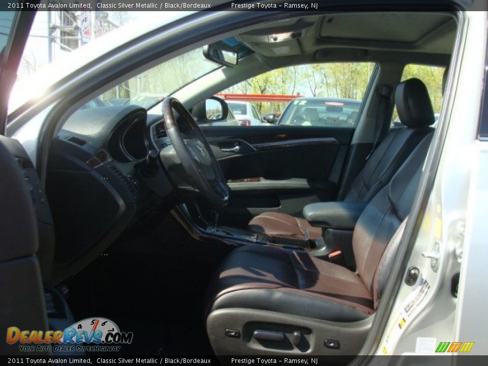 2011 Toyota Avalon Limited Classic Silver Metallic / Black/Bordeaux Photo #7