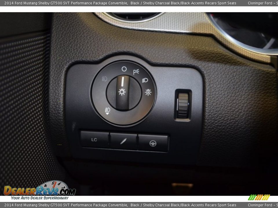Controls of 2014 Ford Mustang Shelby GT500 SVT Performance Package Convertible Photo #19