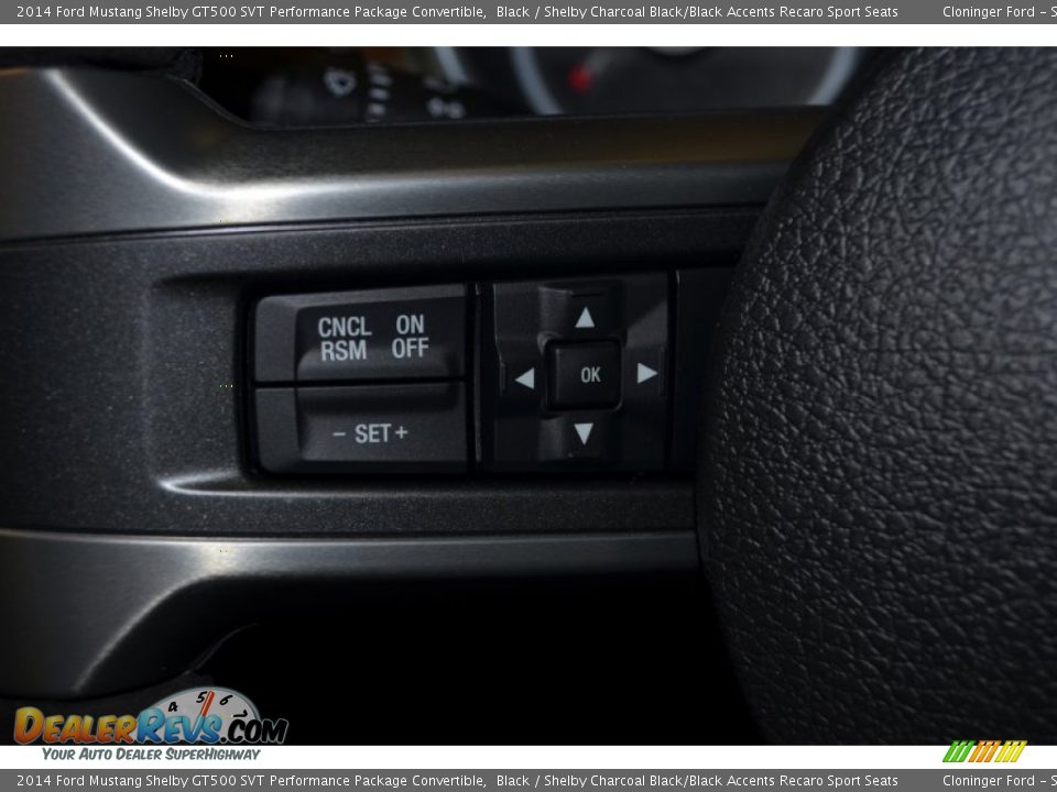 Controls of 2014 Ford Mustang Shelby GT500 SVT Performance Package Convertible Photo #20