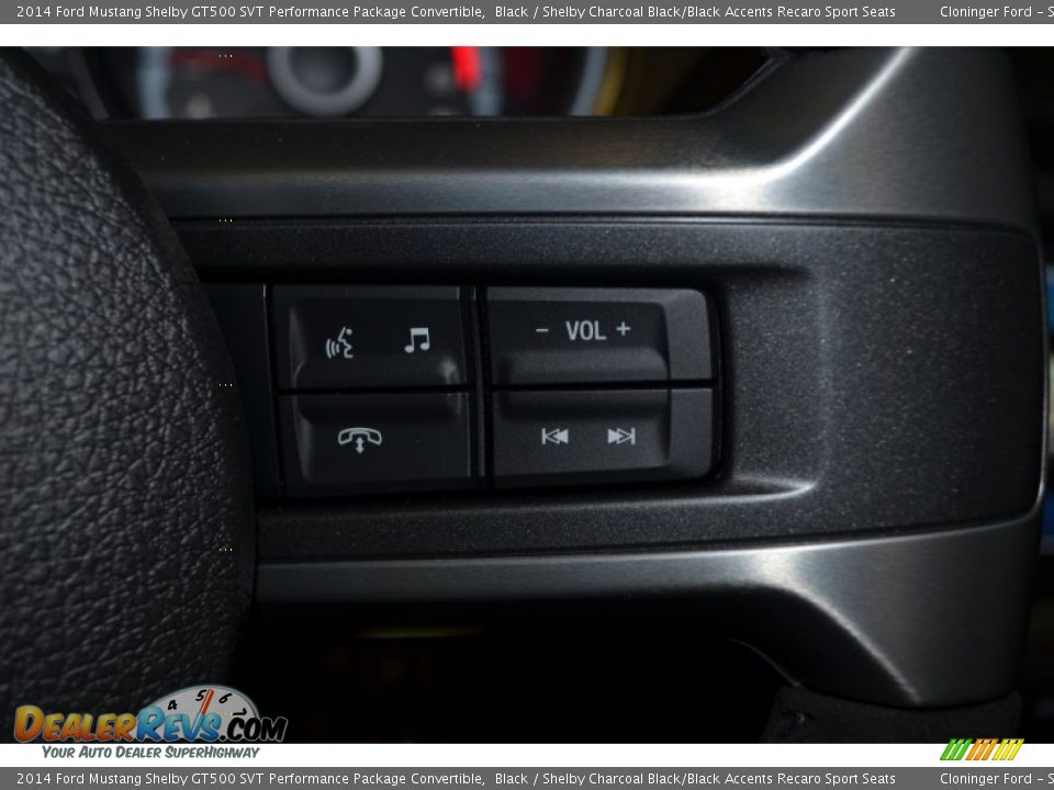 Controls of 2014 Ford Mustang Shelby GT500 SVT Performance Package Convertible Photo #21