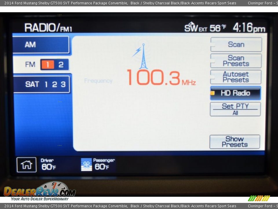 2014 Ford Mustang Shelby GT500 SVT Performance Package Convertible Black / Shelby Charcoal Black/Black Accents Recaro Sport Seats Photo #24