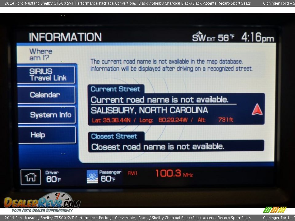 2014 Ford Mustang Shelby GT500 SVT Performance Package Convertible Black / Shelby Charcoal Black/Black Accents Recaro Sport Seats Photo #26