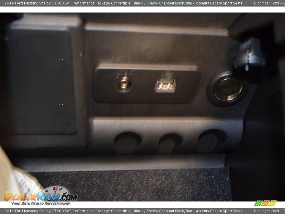 2014 Ford Mustang Shelby GT500 SVT Performance Package Convertible Black / Shelby Charcoal Black/Black Accents Recaro Sport Seats Photo #30