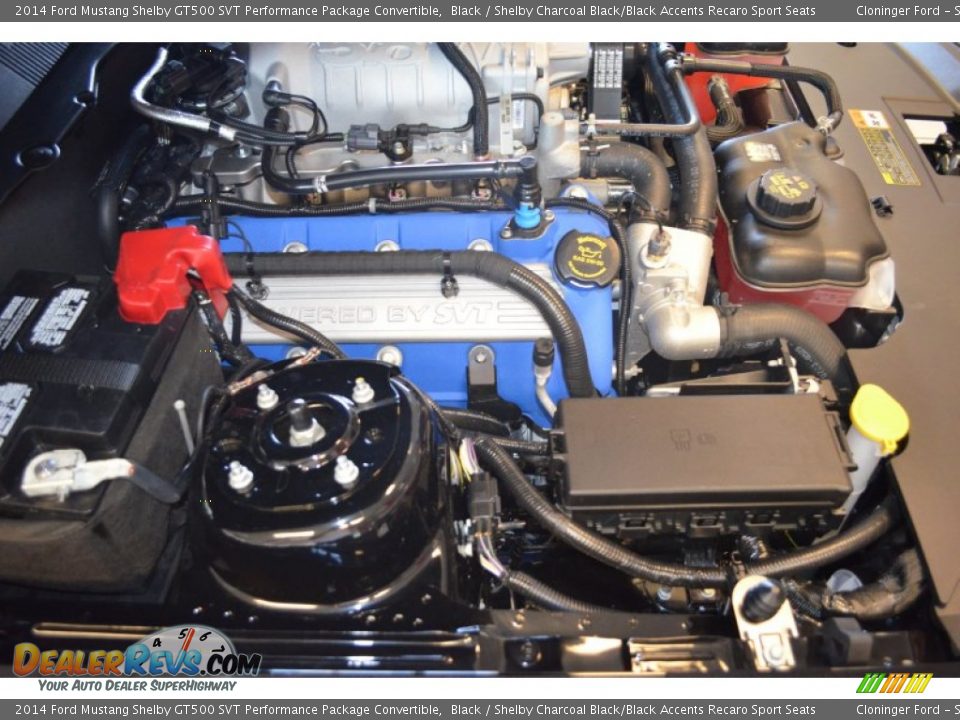 2014 Ford Mustang Shelby GT500 SVT Performance Package Convertible 5.8 Liter SVT Supercharged DOHC 32-Valve Ti-VCT V8 Engine Photo #33
