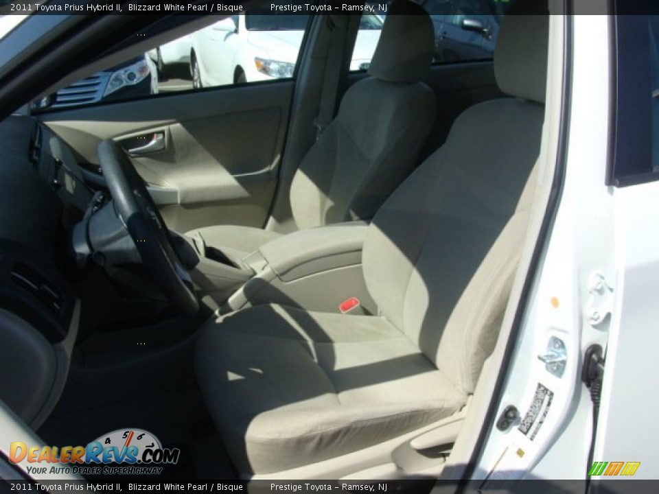 2011 Toyota Prius Hybrid II Blizzard White Pearl / Bisque Photo #8