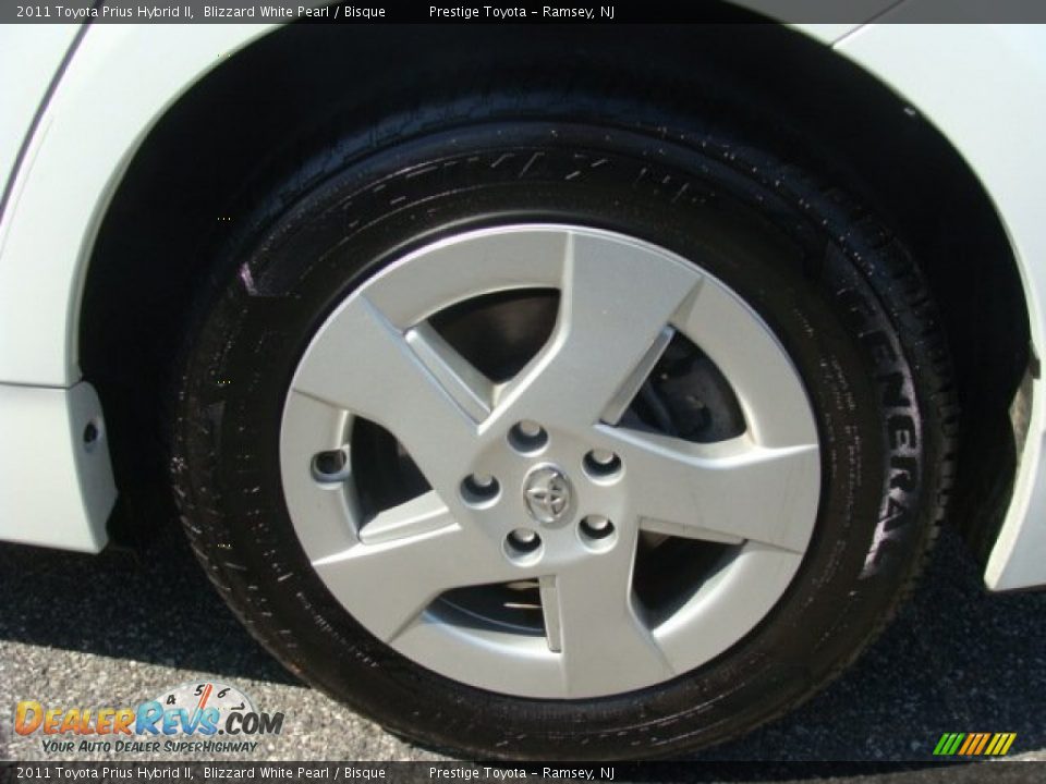 2011 Toyota Prius Hybrid II Blizzard White Pearl / Bisque Photo #14