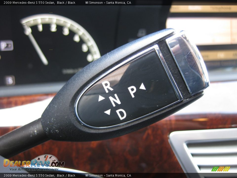 2009 Mercedes-Benz S 550 Sedan Black / Black Photo #11
