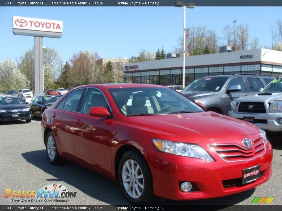 2011 Toyota Camry XLE Barcelona Red Metallic / Bisque Photo #1