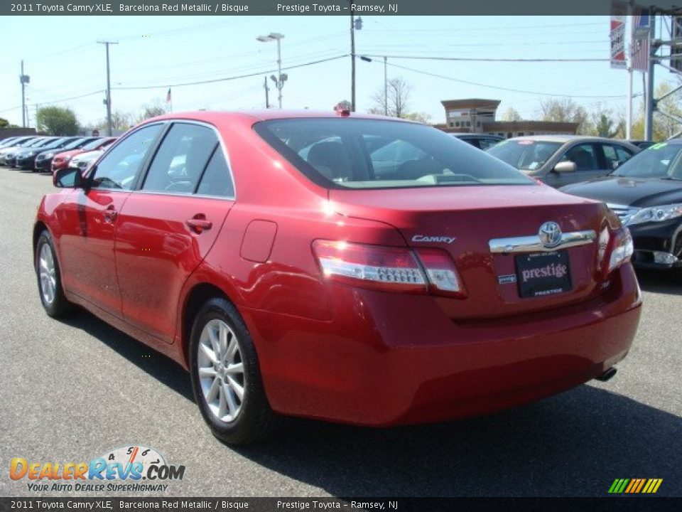 2011 Toyota Camry XLE Barcelona Red Metallic / Bisque Photo #4
