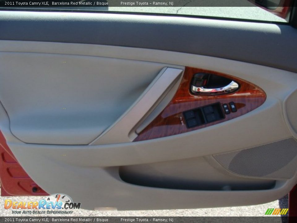 2011 Toyota Camry XLE Barcelona Red Metallic / Bisque Photo #6
