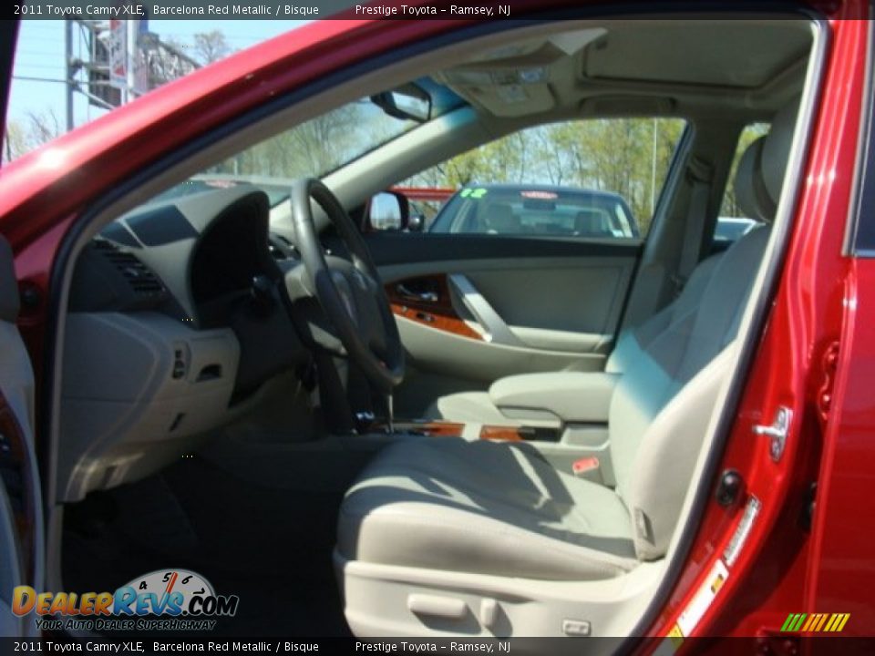 2011 Toyota Camry XLE Barcelona Red Metallic / Bisque Photo #7